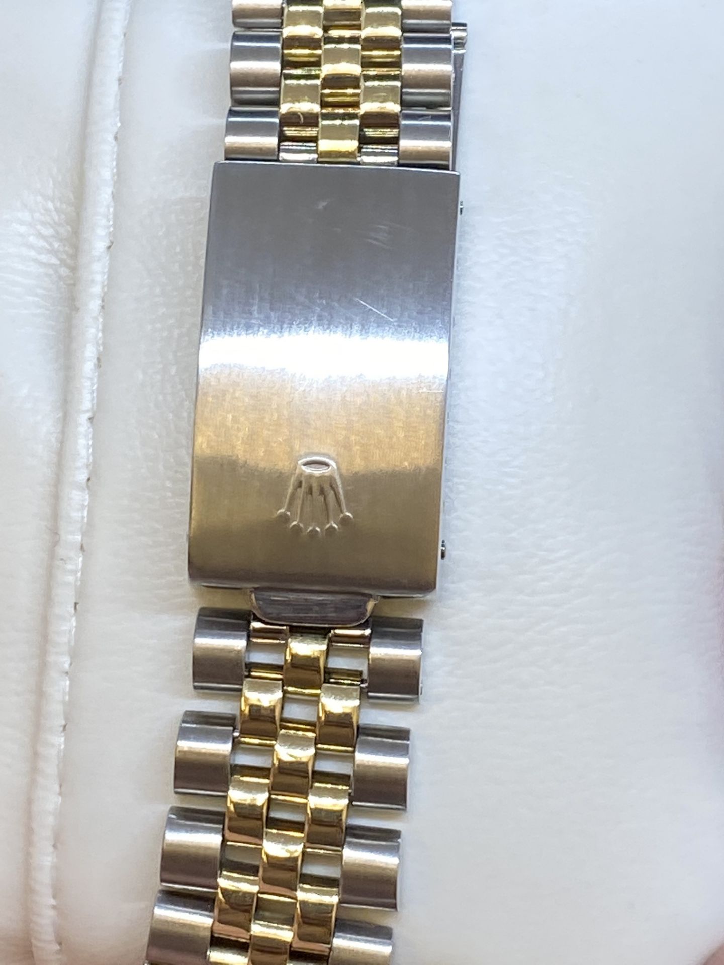 36mm STEEL & GOLD ROLEX WATCH - JUBILEE BRACELET - Image 6 of 8