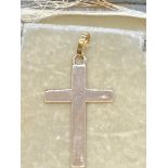 14k GOLD CROSS