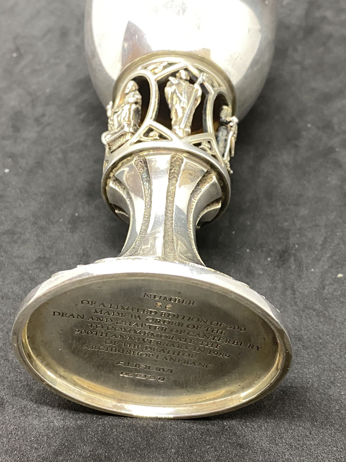 333gram LTD EDITION GOBLET NUMBER 56 OF 500 - ORDER OF DEAN & CHAPTER OF CANTERBURY - Image 4 of 5
