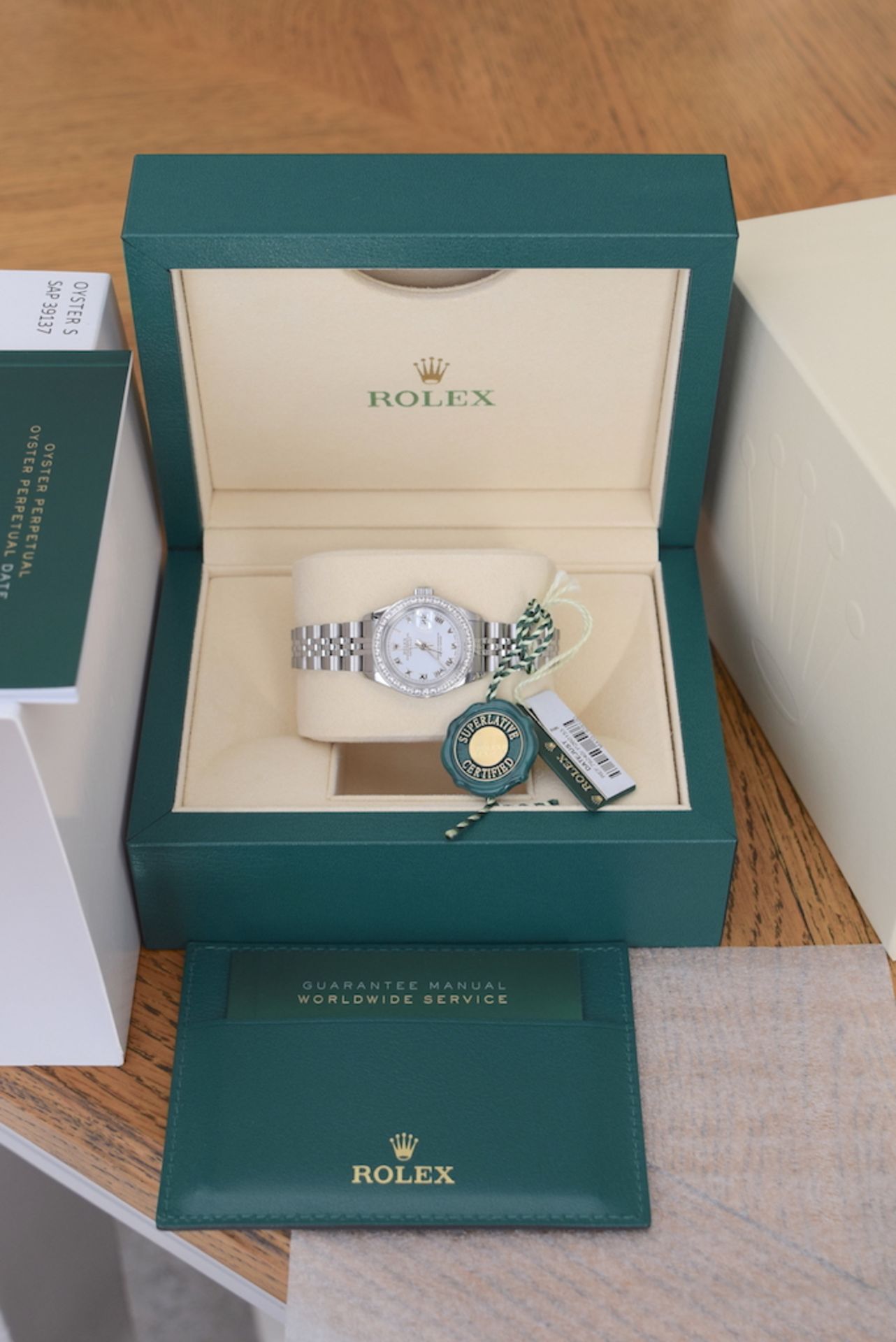 ROLEX Oyster Perpetual 'Datejust' - Stainless Steel/ White Roman Numerals - Image 2 of 15