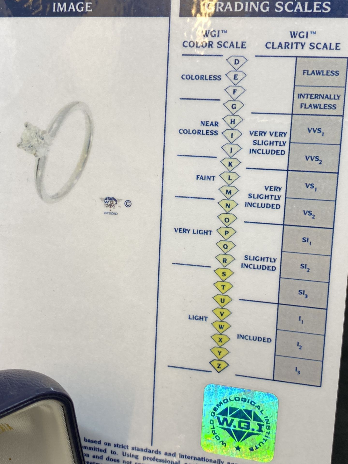 14ct GOLD 0.56ct H/SII/VG DIAMOND RING - Image 5 of 7