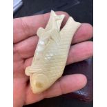 Erotic Carved Bone Fish