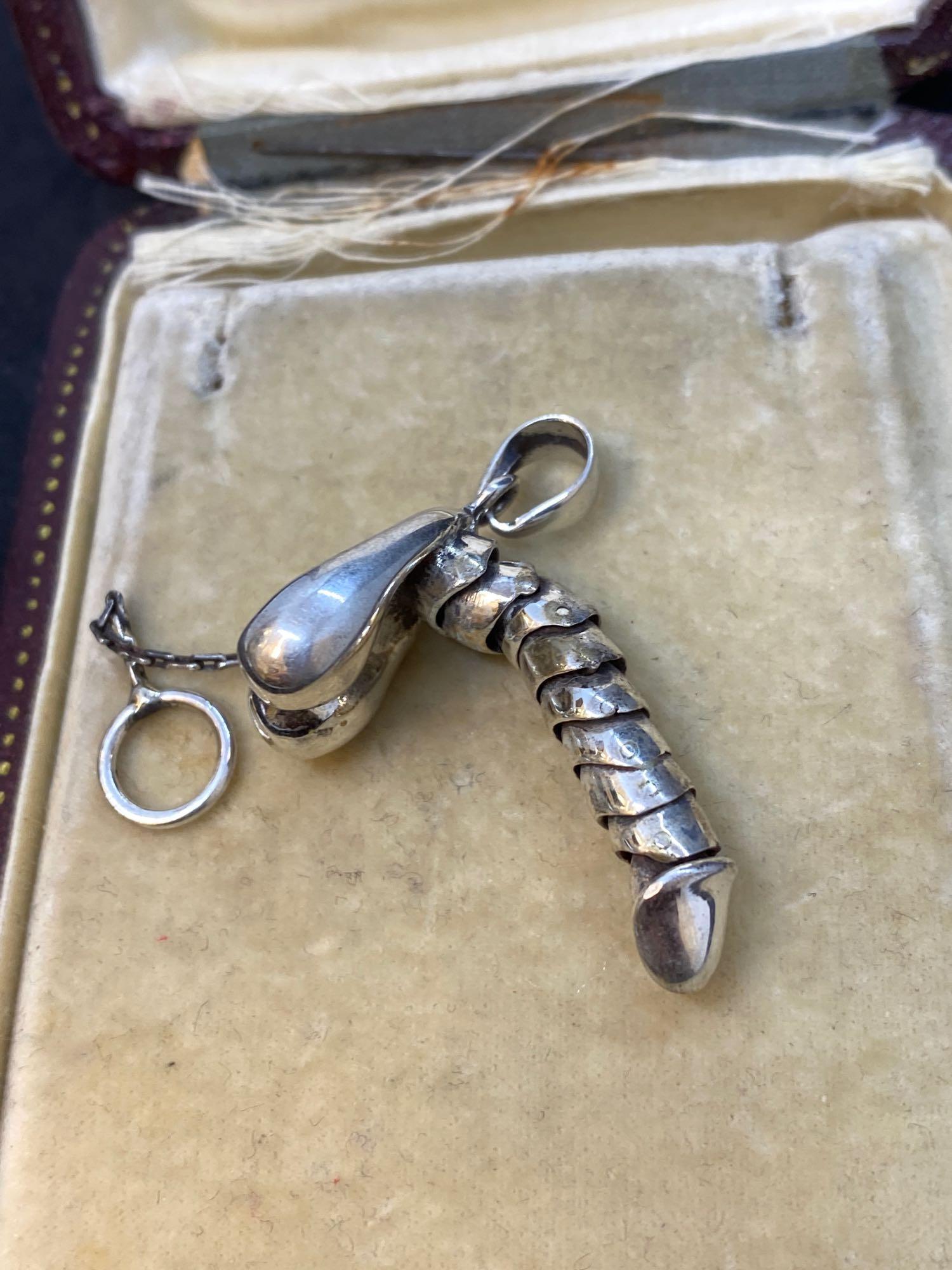 Silver 925 Penis Pendant