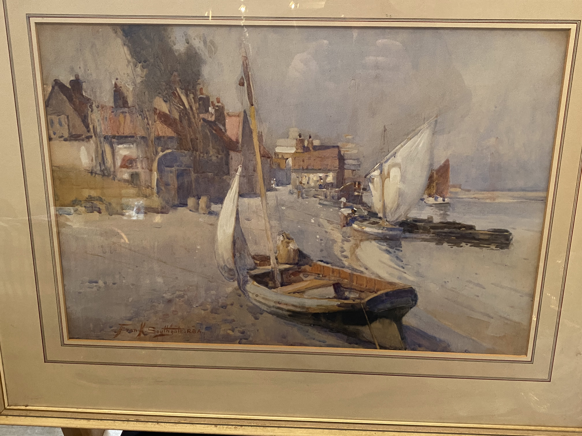 Frank Southgate R.B.A (1872-1916) Framed Painting Signed - Image 3 of 16