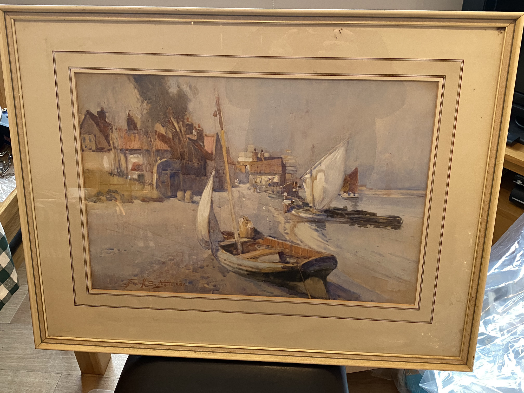 Frank Southgate R.B.A (1872-1916) Framed Painting Signed - Image 2 of 16