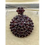 GARNET SET PENDANT / BROOCH