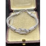 925 SILVER KNOTT BRACELET