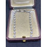 Fine 18ct White Gold 4.00ct G/VS Diamond Drop Earrings - 5.5 Grams - Approx 75mm Drop