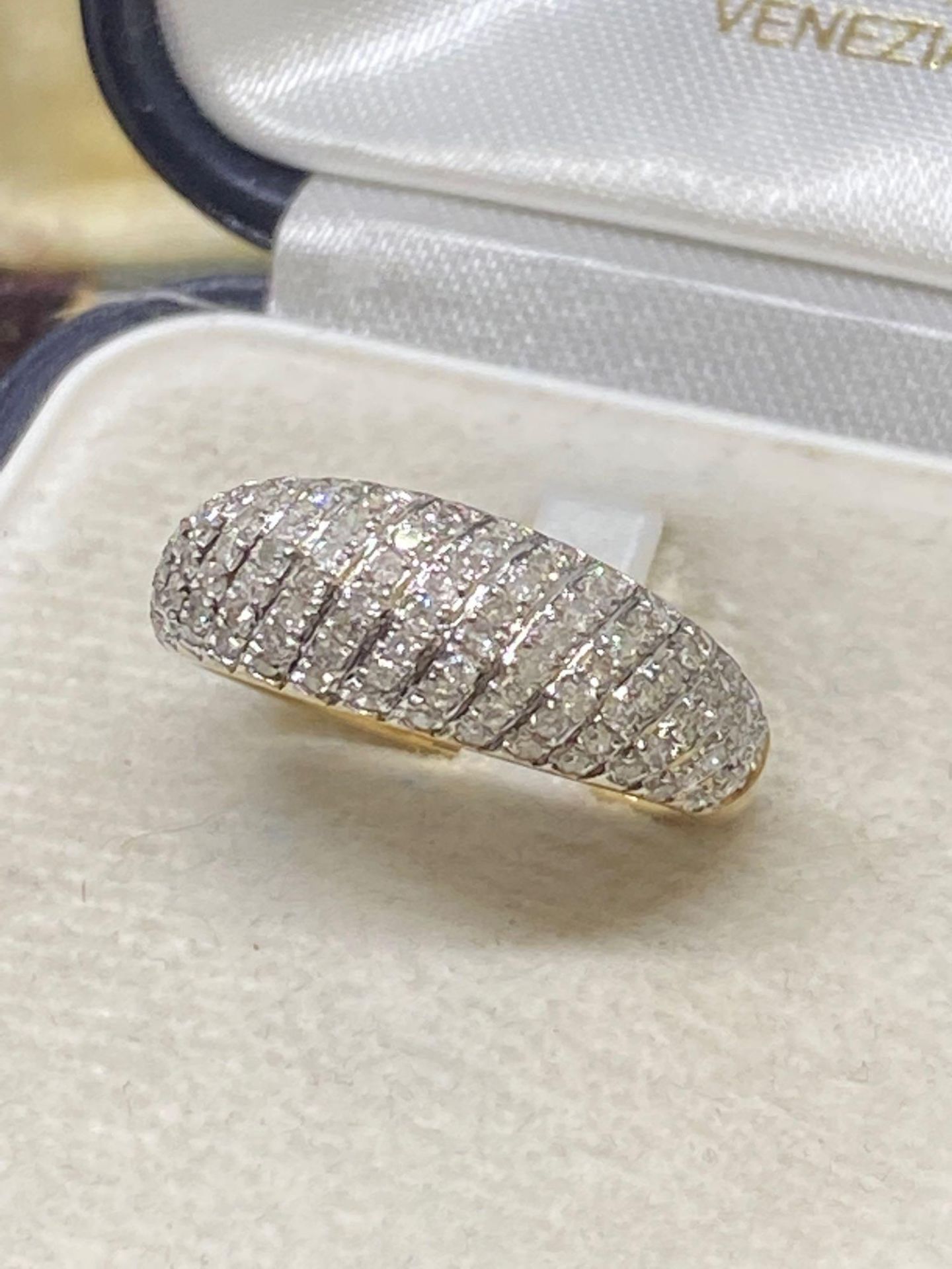 9ct Gold 0.90ct Diamond Ring - Approx Size K