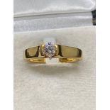 18ct Gold 0.35ct G/VS Diamond Solitaire Ring