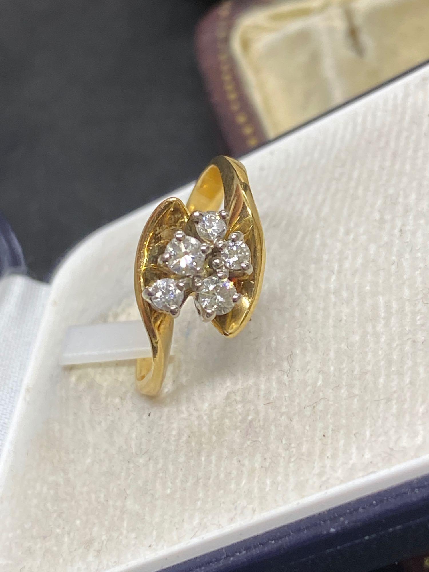 18ct Gold 0.50ct G/H-VS/SI Diamond Ring - 4 Grams - Approx Size Q - Image 2 of 3