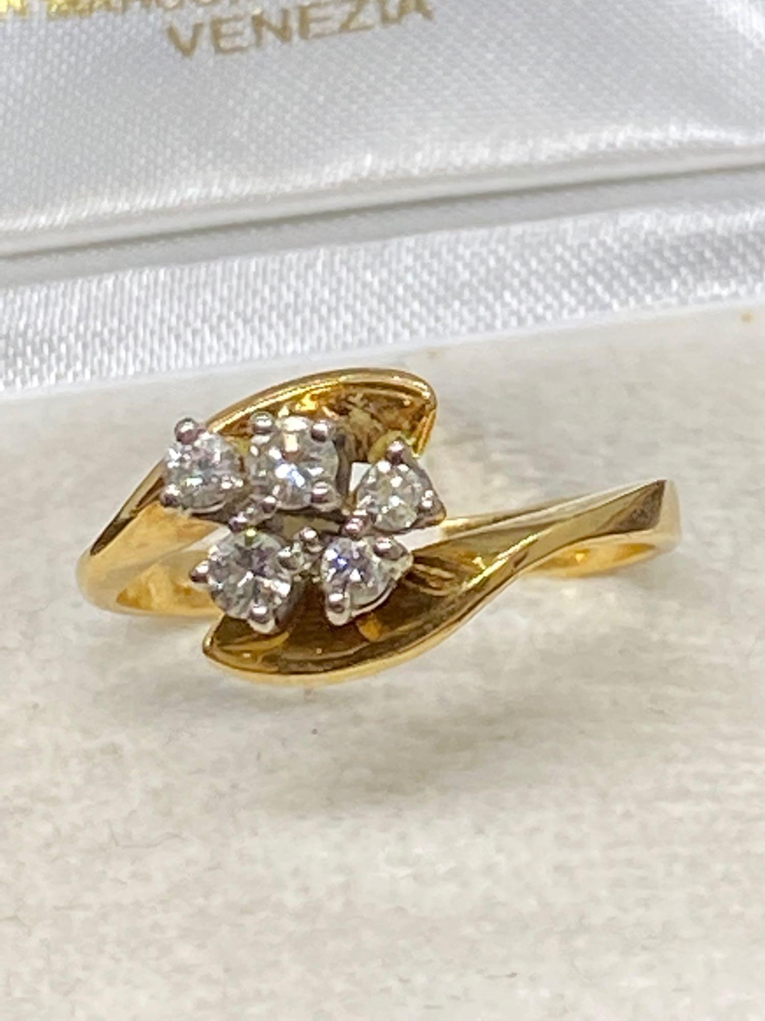 18ct Gold 0.50ct G/H-VS/SI Diamond Ring - 4 Grams - Approx Size Q