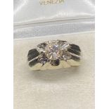 18ct Gold 1.00ct H-I/I1 Diamond Solitaire Ring - 10.5 Grams