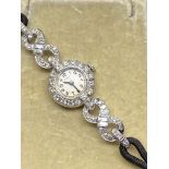 18ct Gold Diamond Set Tavanas Watch