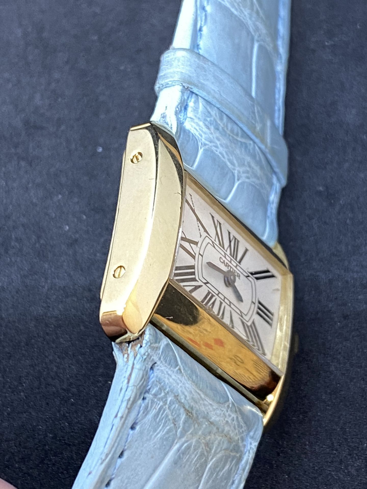 18ct GOLD CARTIER 2801 WATCH - Image 10 of 11