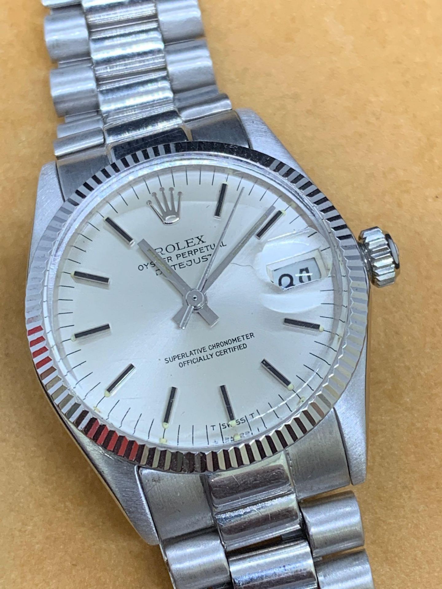 18ct White gold 31mm Rolex Watch - Image 6 of 7