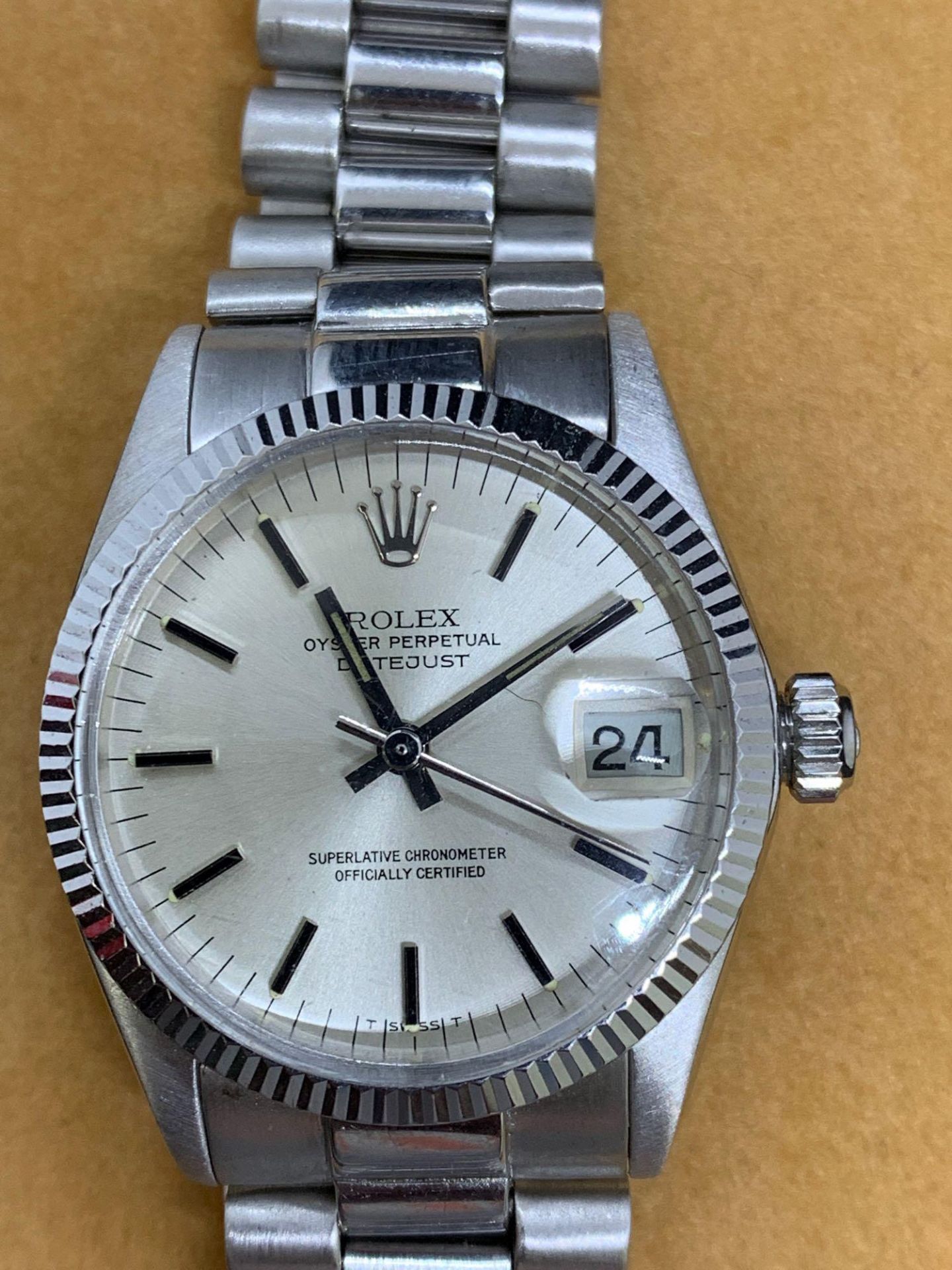 18ct White gold 31mm Rolex Watch - Image 7 of 7