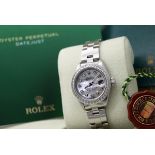 ROLEX DATEJUST 26mm - STAINLESS STEEL with a DIAMOND MOP DIAL