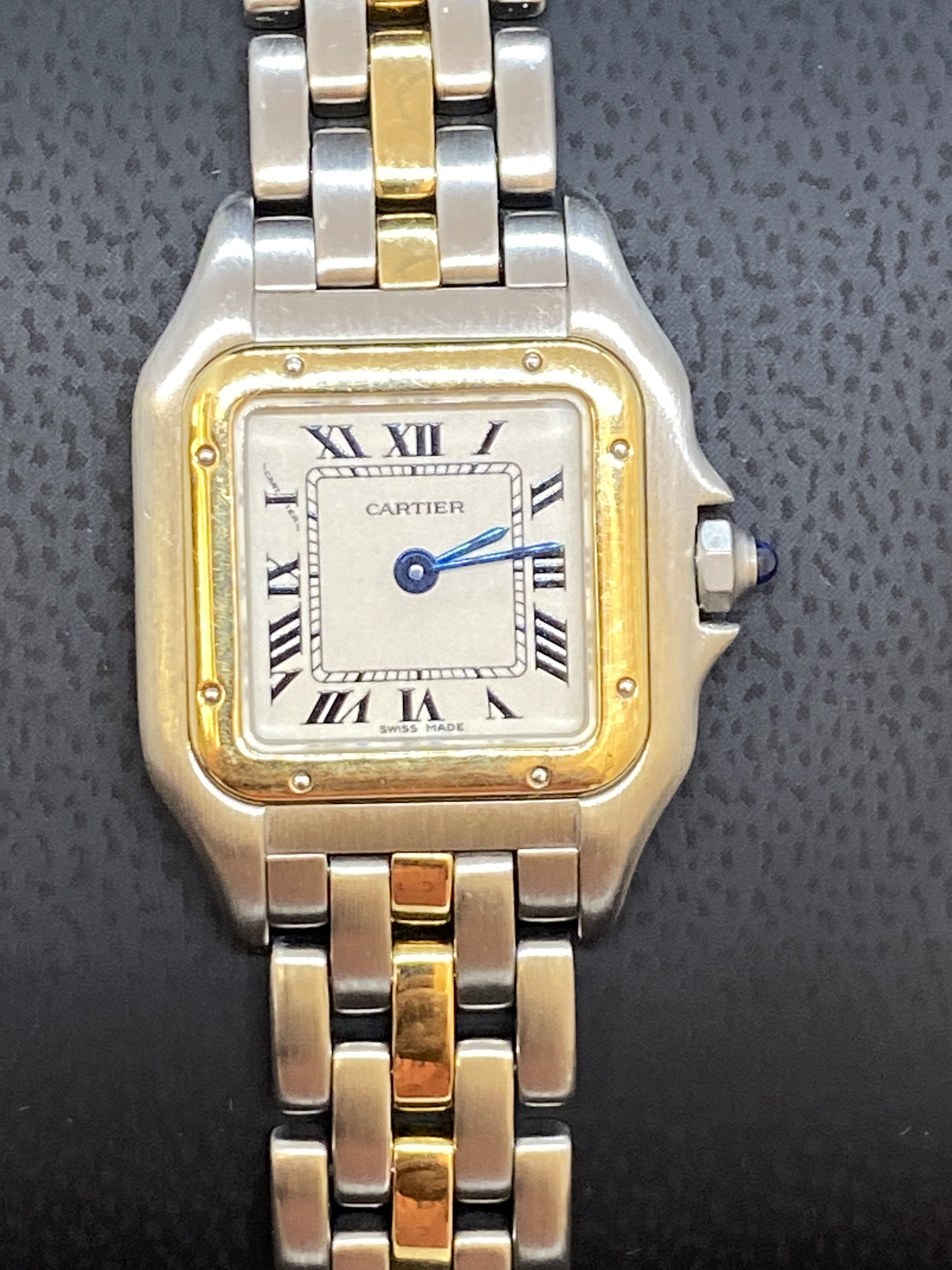 Ladies Cartier Panthère Steel & 3 Row 18ct Quartz 22mm Ivory Dial [166921] - Image 3 of 7