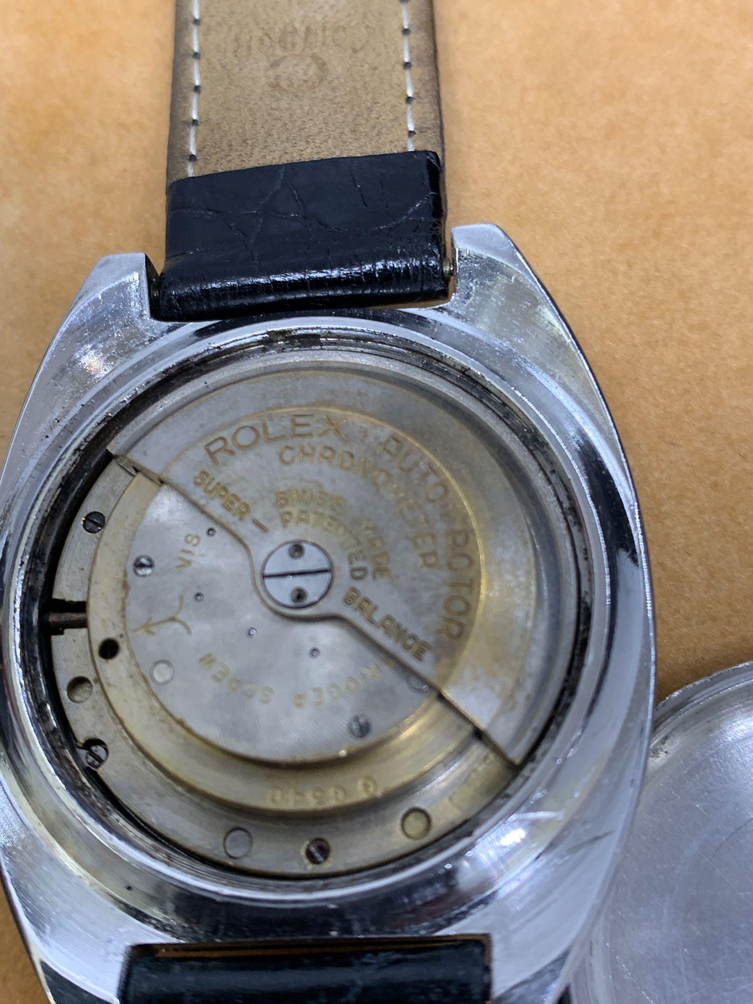 Vintage 40mm S/Steel Watch Marked Rolex - Movement checked and verified as Rolex, Automatic - Image 4 of 7