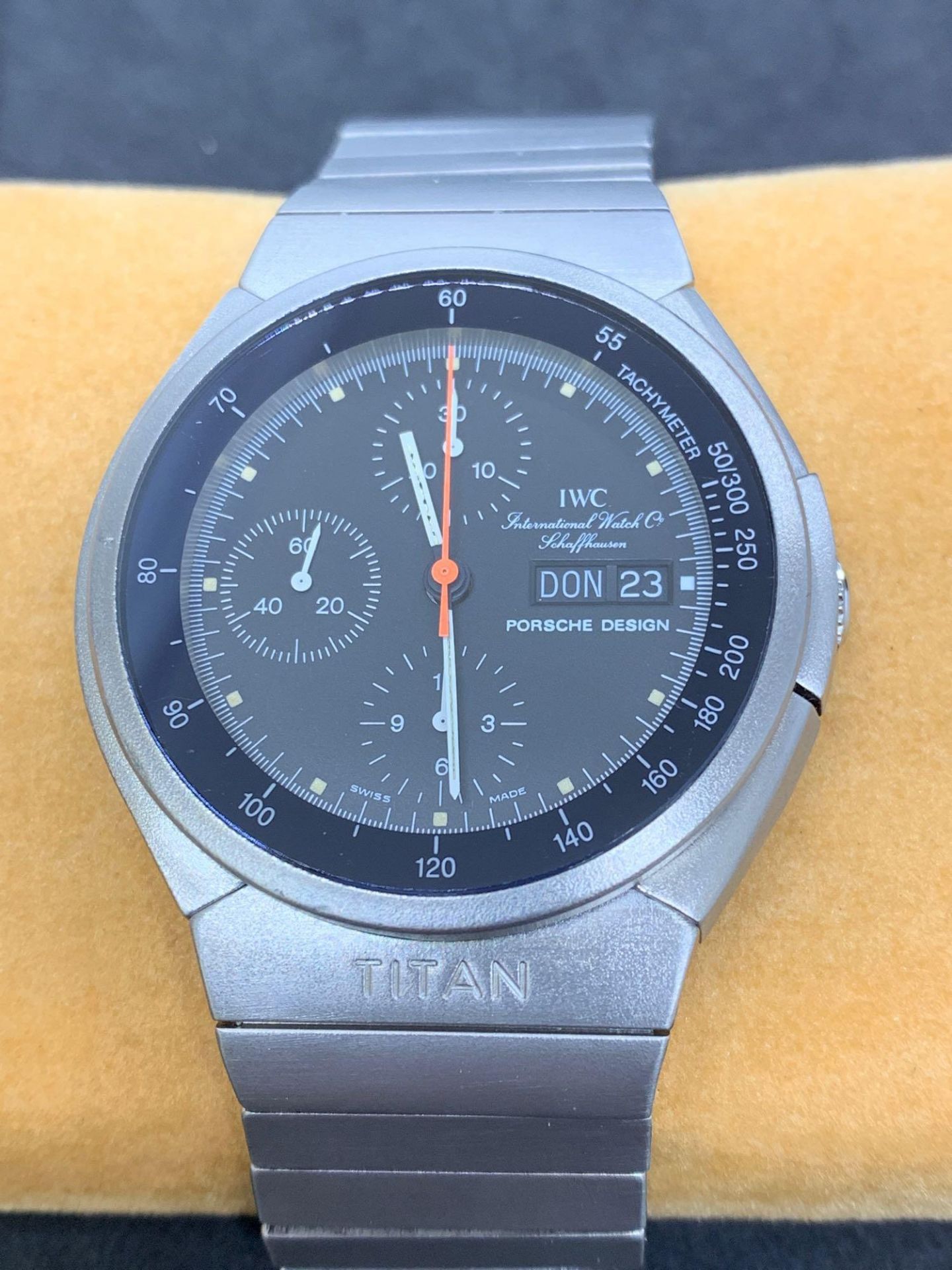 IWC titanium ChronoGraph Porsche design watch 42mm