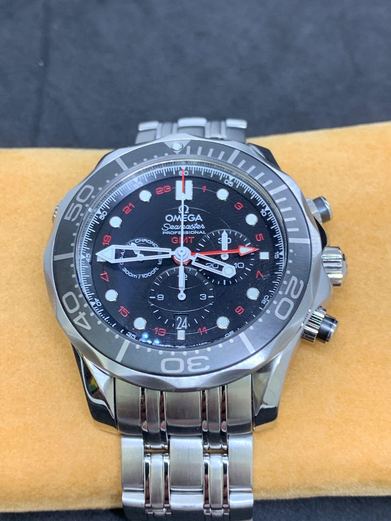 Omega Seamaster GMT S/S Watch