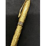 CARTIER STYLE GOLD COLOURED PEN