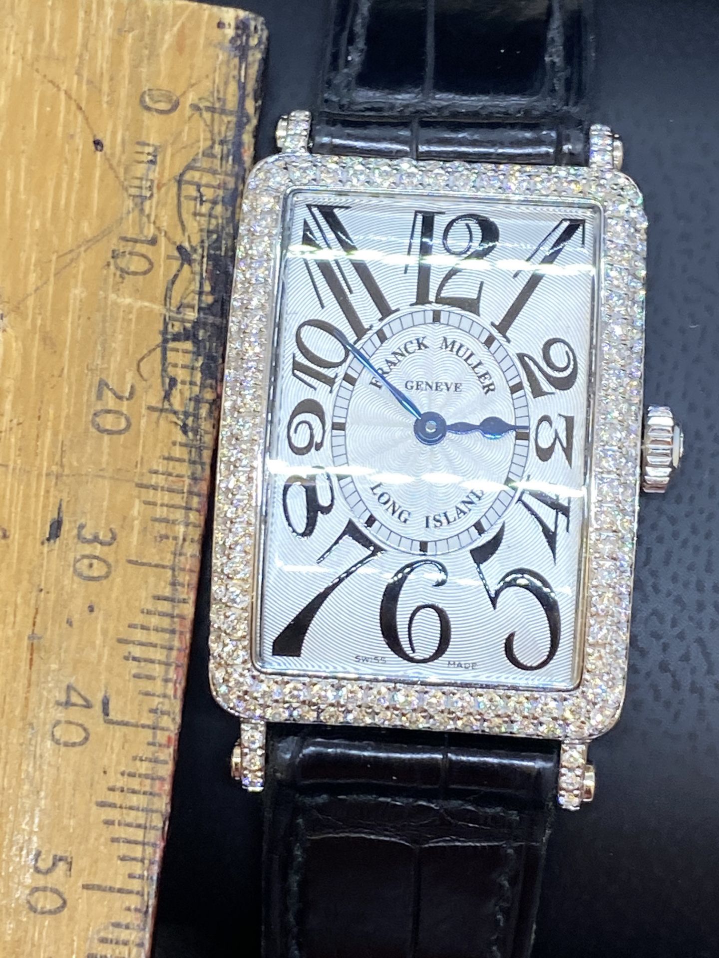 18ct GOLD FRANCK MULLER DIAMOND SET WATCH - Image 12 of 13