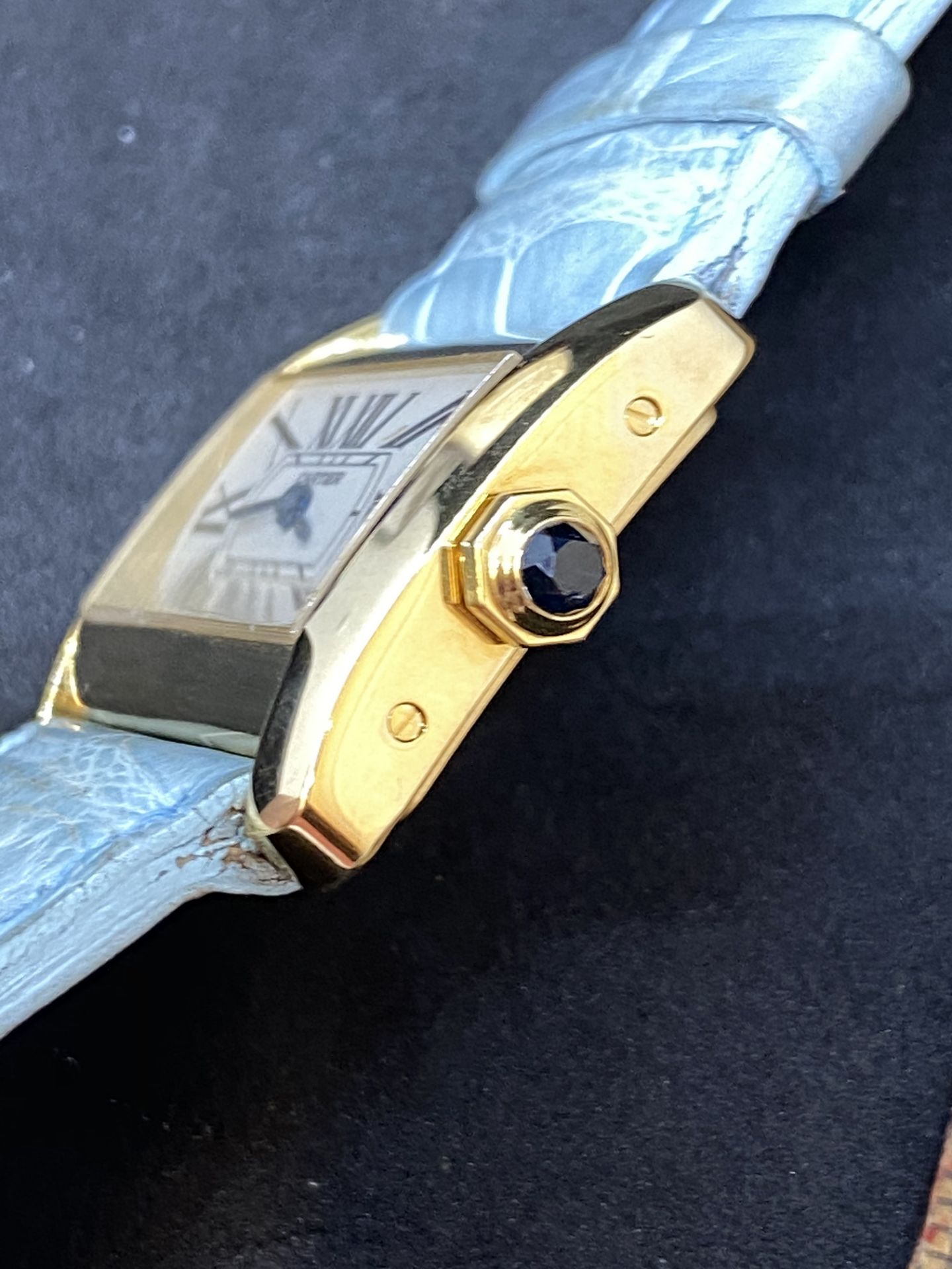 18ct GOLD CARTIER 2801 WATCH - Image 9 of 11
