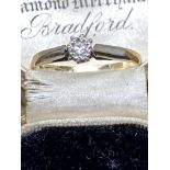 18ct Gold Diamond Solitaire Ring