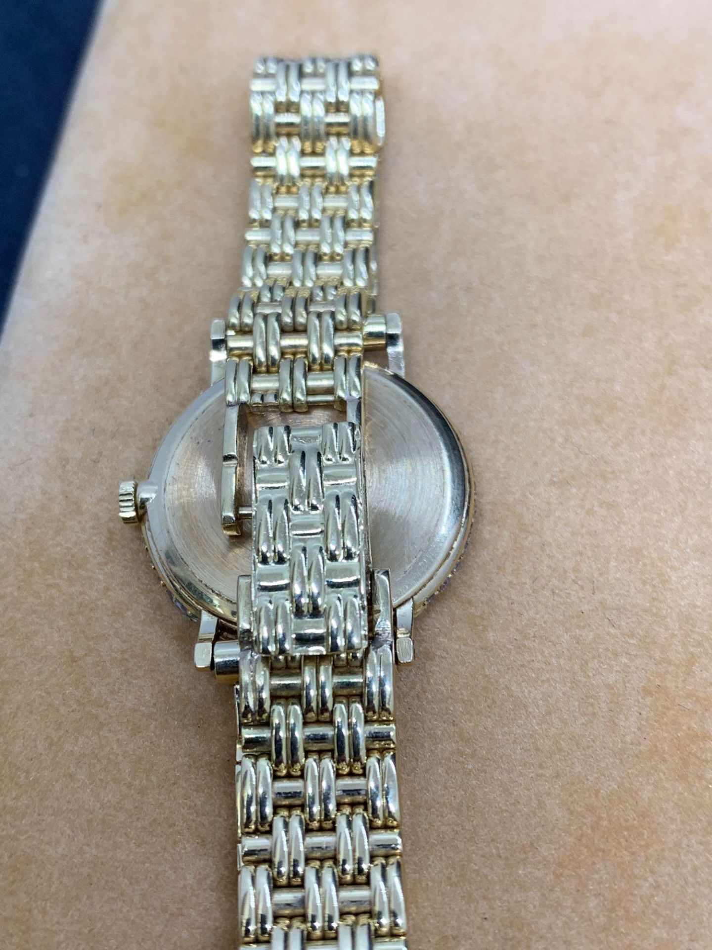 Ladies Piaget Diamond Set 18ct Gold Watch 25mm - Image 6 of 6