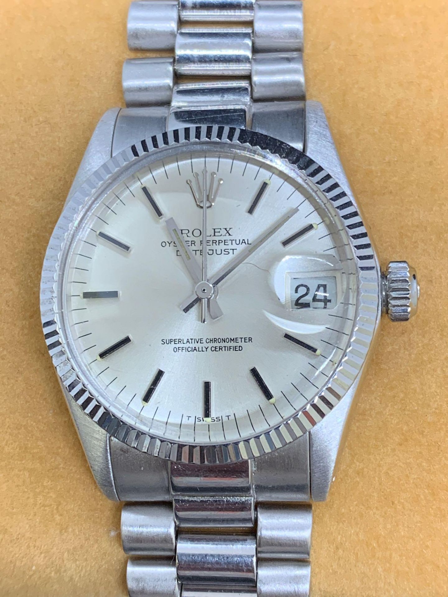 18ct White gold 31mm Rolex Watch - Image 2 of 7