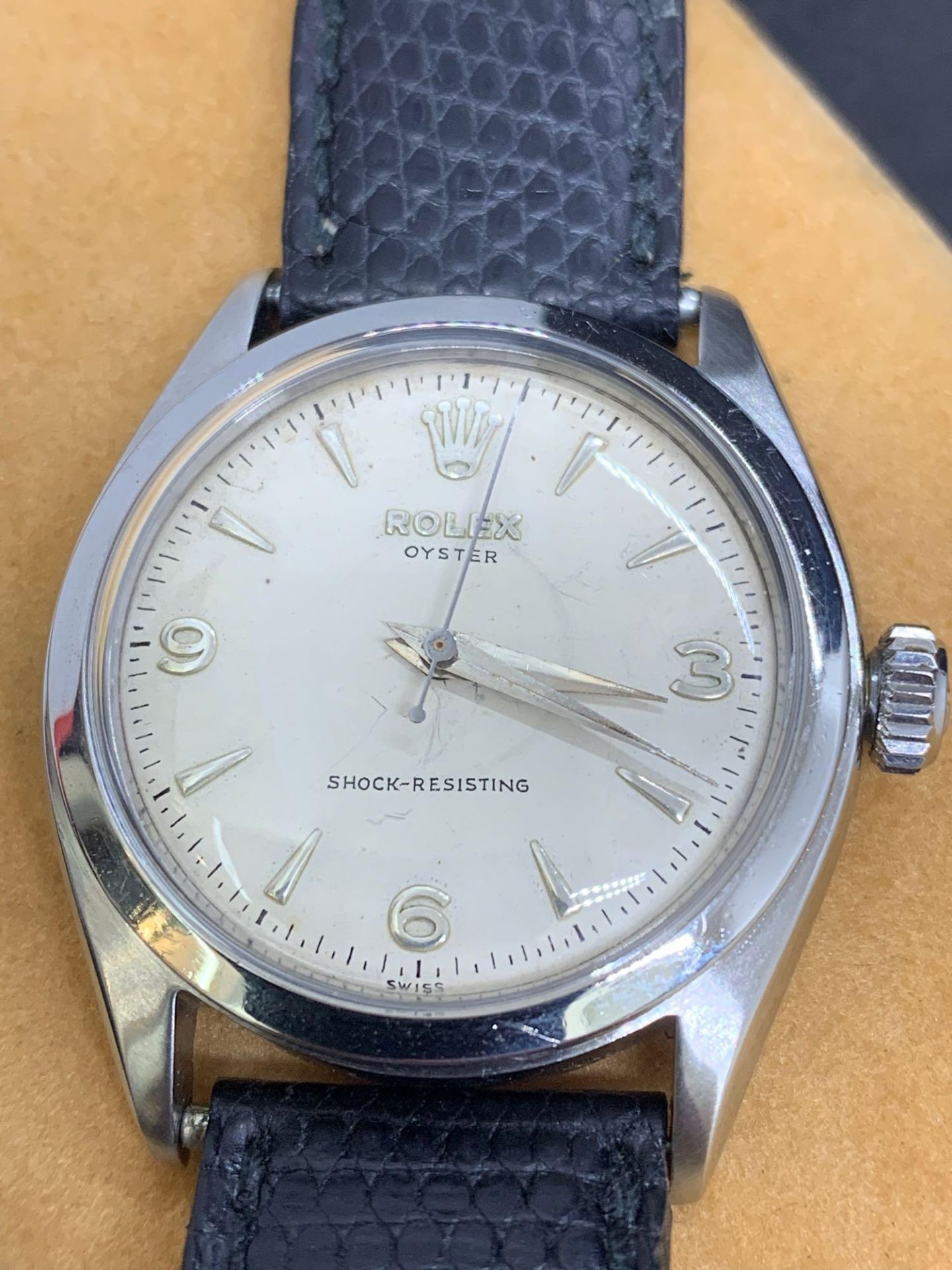 Vintage 1952 Rolex Oyster Stainless Steel Watch