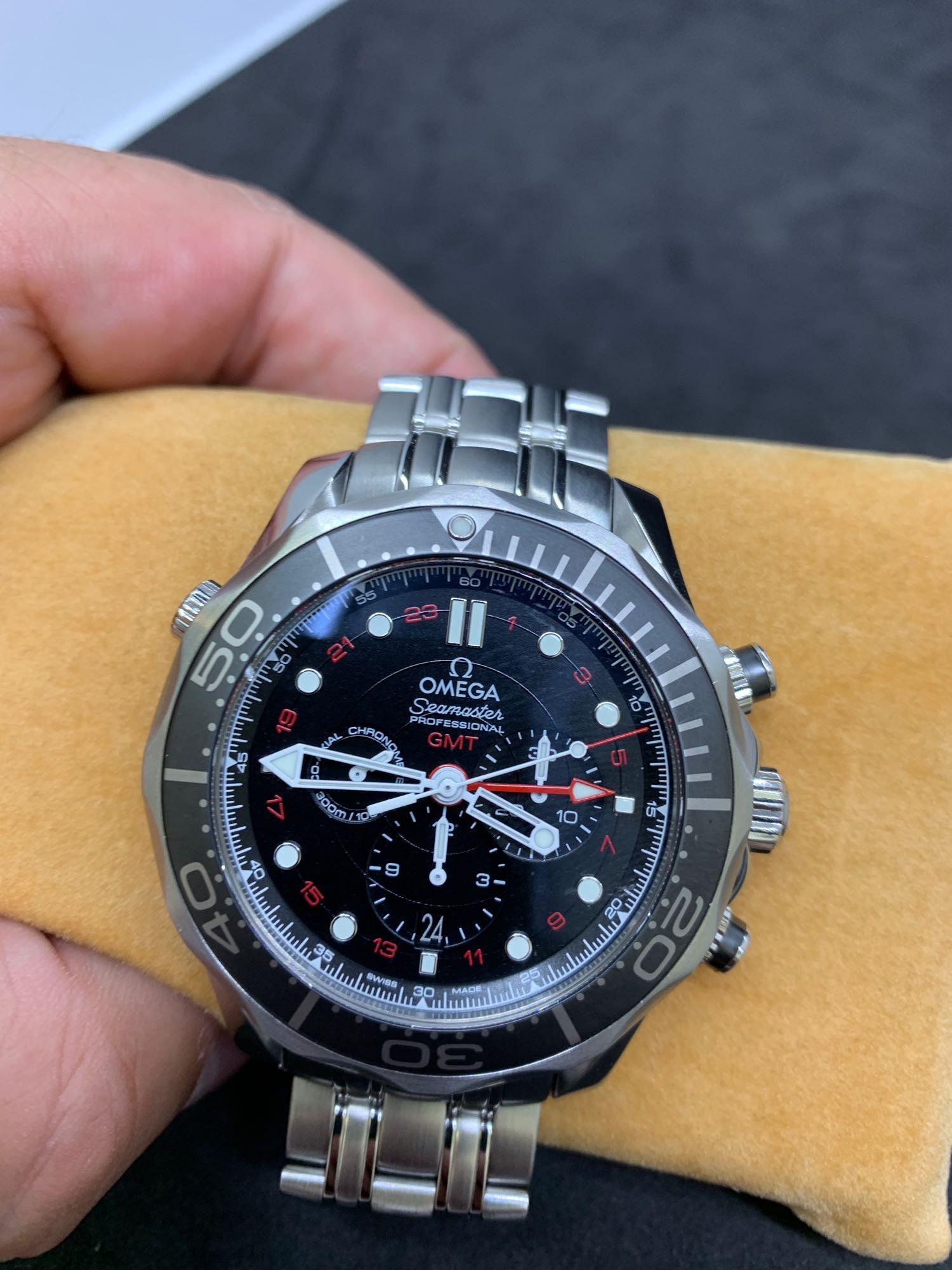 Omega Seamaster GMT S/S Watch - Image 2 of 6