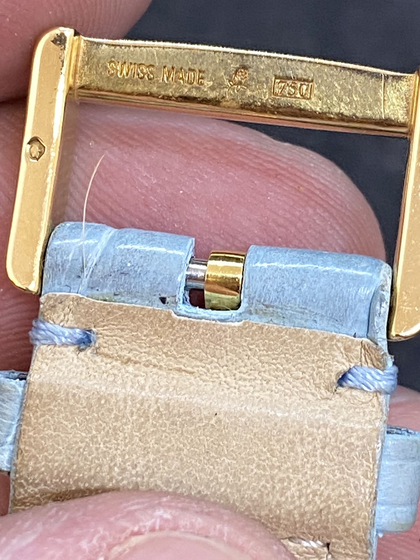 18ct GOLD CARTIER 2801 WATCH - Image 6 of 11