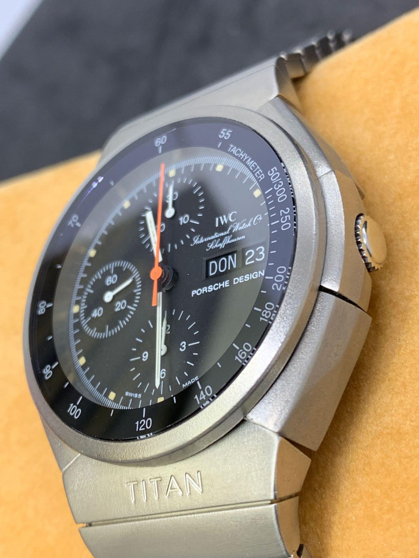 IWC titanium ChronoGraph Porsche design watch 42mm - Image 2 of 6