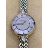 18ct Gold Ladies Jaeger Le Couture Watch Manual Wind 20mm