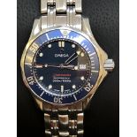 OMEGA SEAMASTER STAINLESS STEEL WATCH