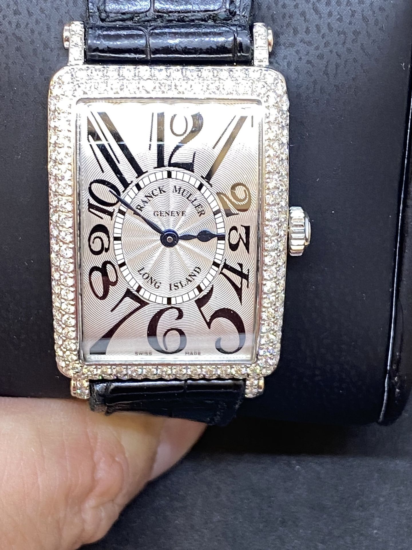 18ct GOLD FRANCK MULLER DIAMOND SET WATCH - Image 11 of 13