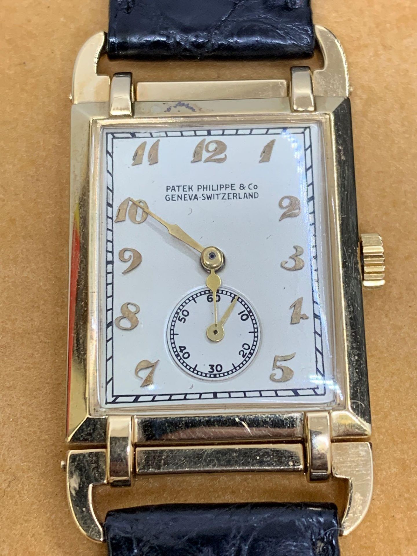 Watch marked Patek Philippe and co Geneva Switzerland Movement verified as Patek Phillipe Unable - Image 2 of 12