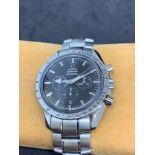 40mm Omega Speedmaster Chrono Watch Stainless steel