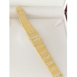 FINE 18ct GOLD FACTORY SET DIAMOND SET PIAGET WATCH - 190 GRAMS