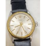 ROLEX OYSTER PERPETUAL STEEL & GOLD WATCH