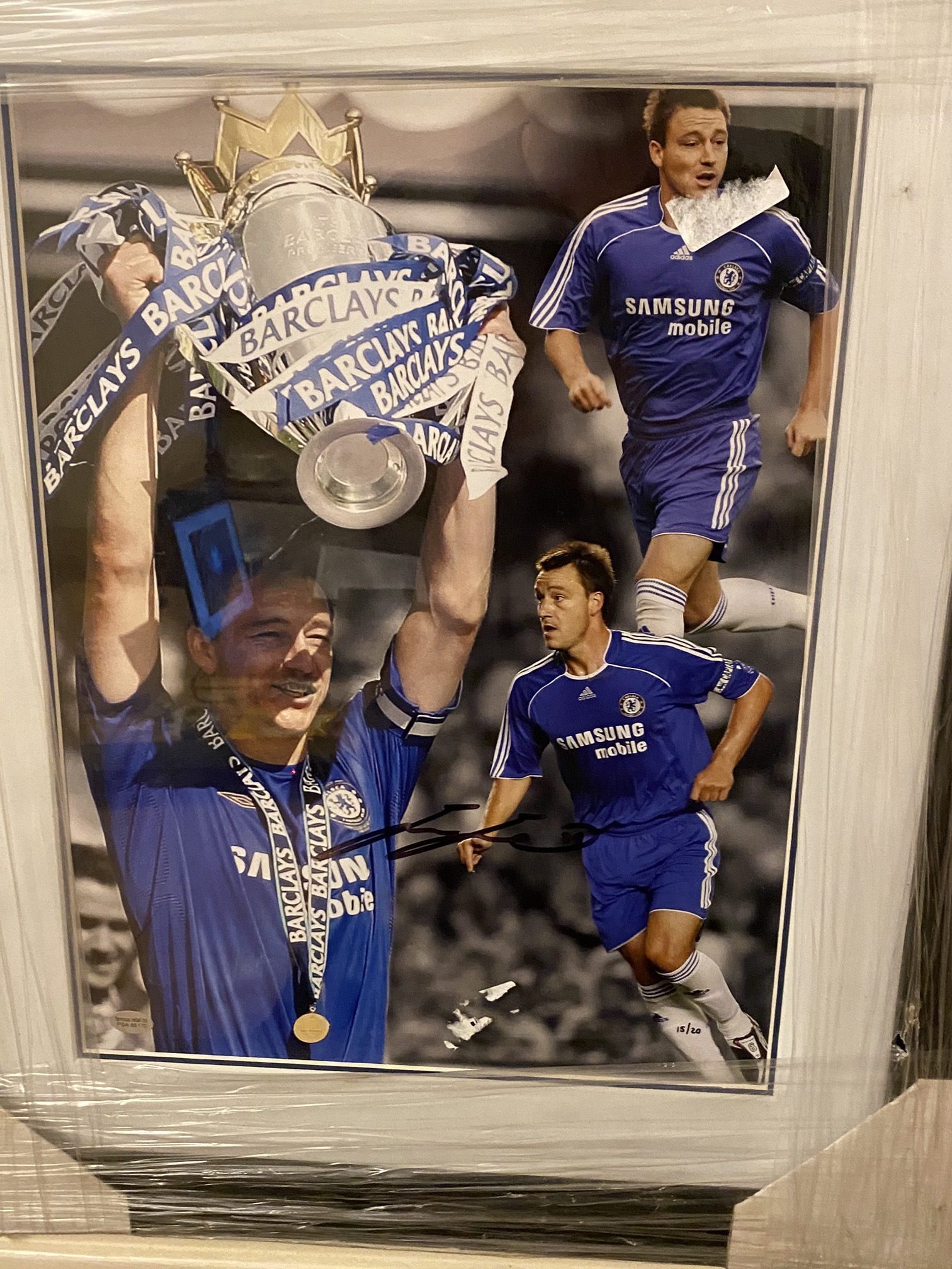 JOHN TERRY CHELSEA LTD EDITION FRAMED 15 OUT OF ONLY 20 - Image 2 of 8