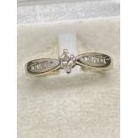 10k Gold Diamond Set Ring