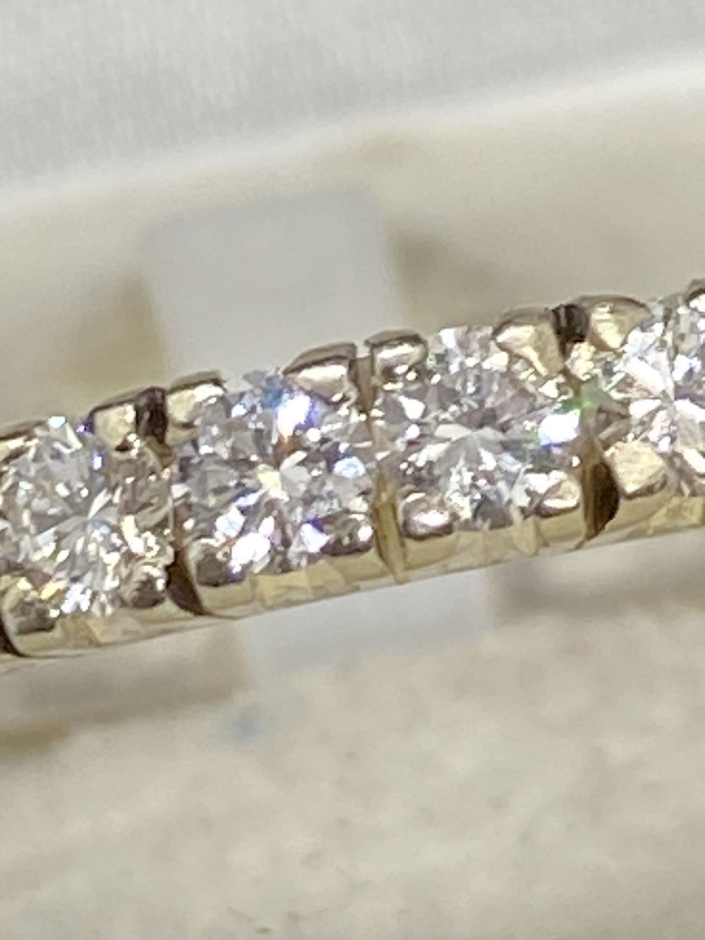 7 STONE DIAMOND RING - Image 2 of 5