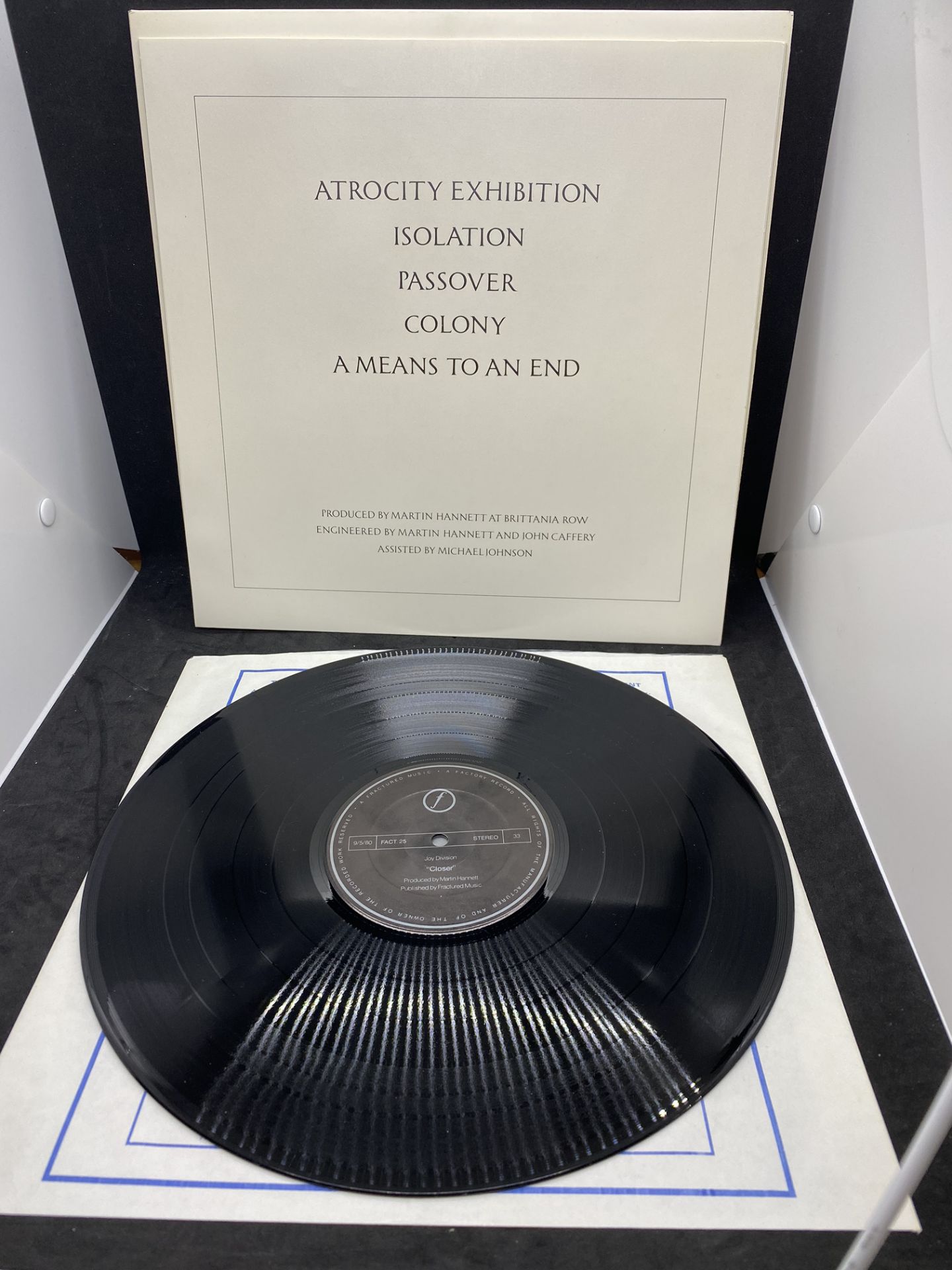 JOY DIVISION - CLOSER ALBUM - FROM PRIVATE COLLECTION - Image 3 of 11