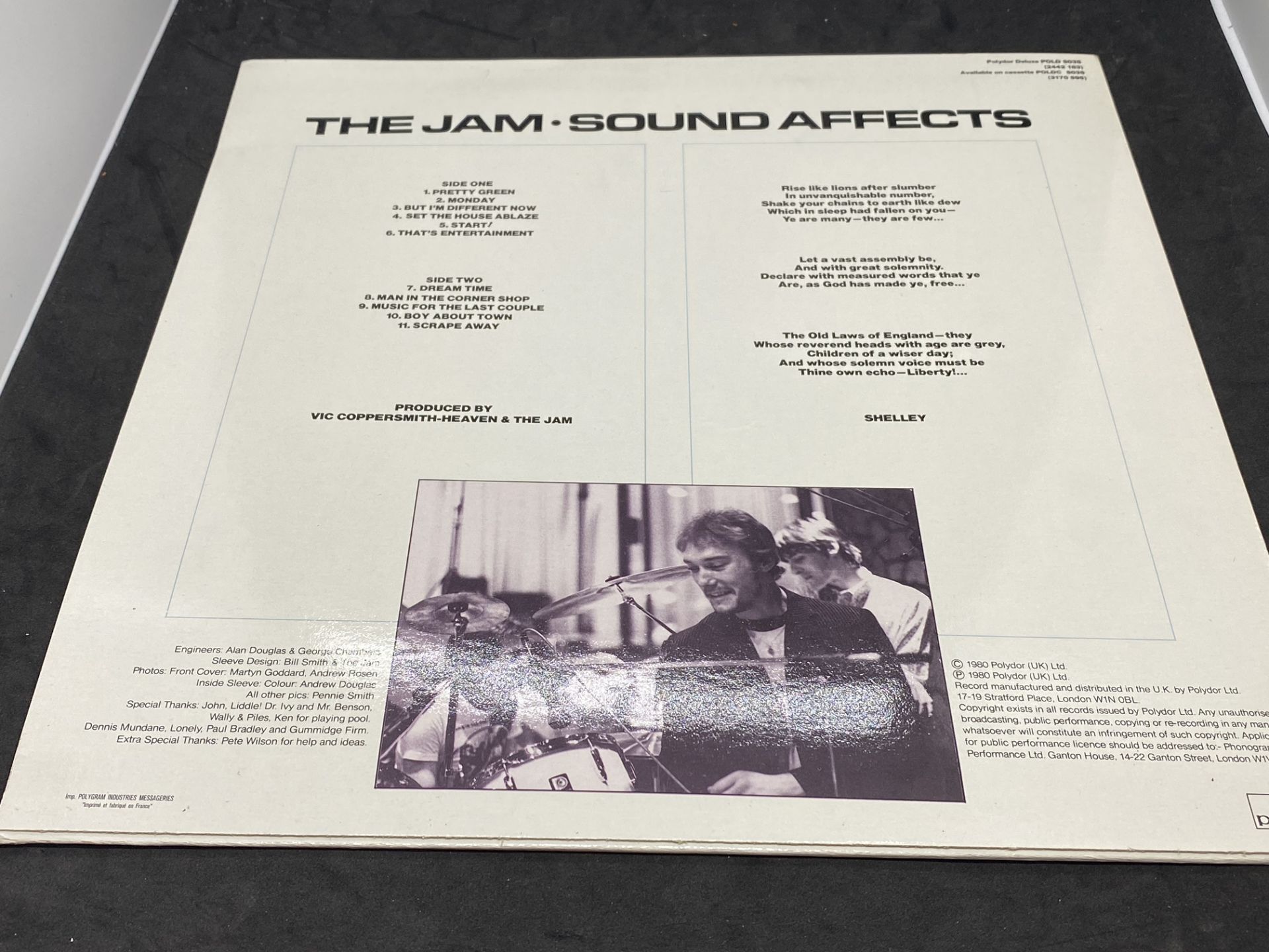 THE JAM - SOUNDS AFFECTS ALBUM - FROM PRIVATE COLLECTION - Image 4 of 14