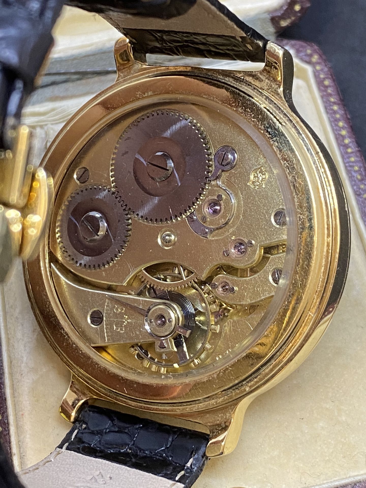 55mm LARGE WATCH MARKED IWC AND SWISS - Image 5 of 8