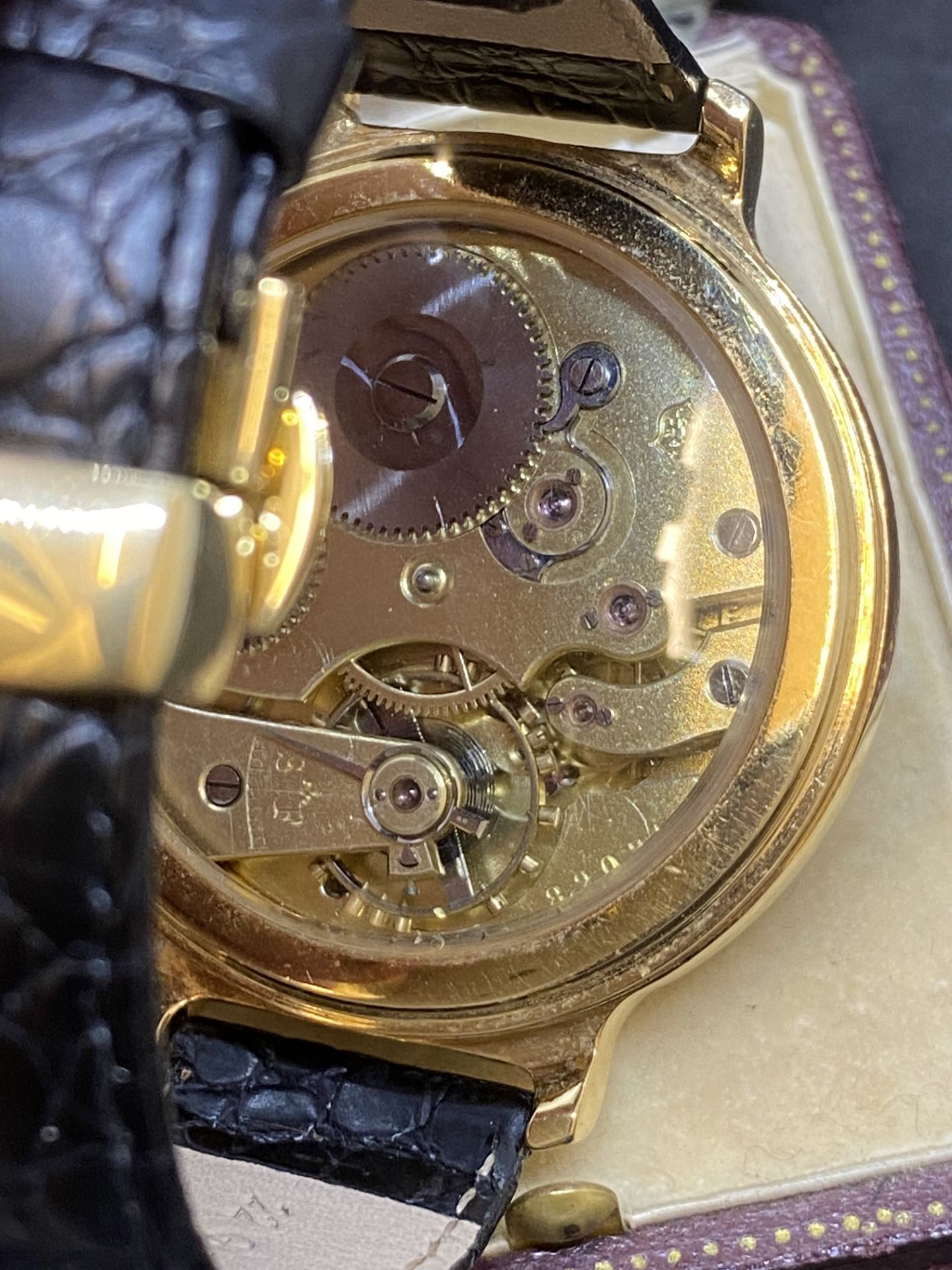 55mm LARGE WATCH MARKED IWC AND SWISS - Image 6 of 8